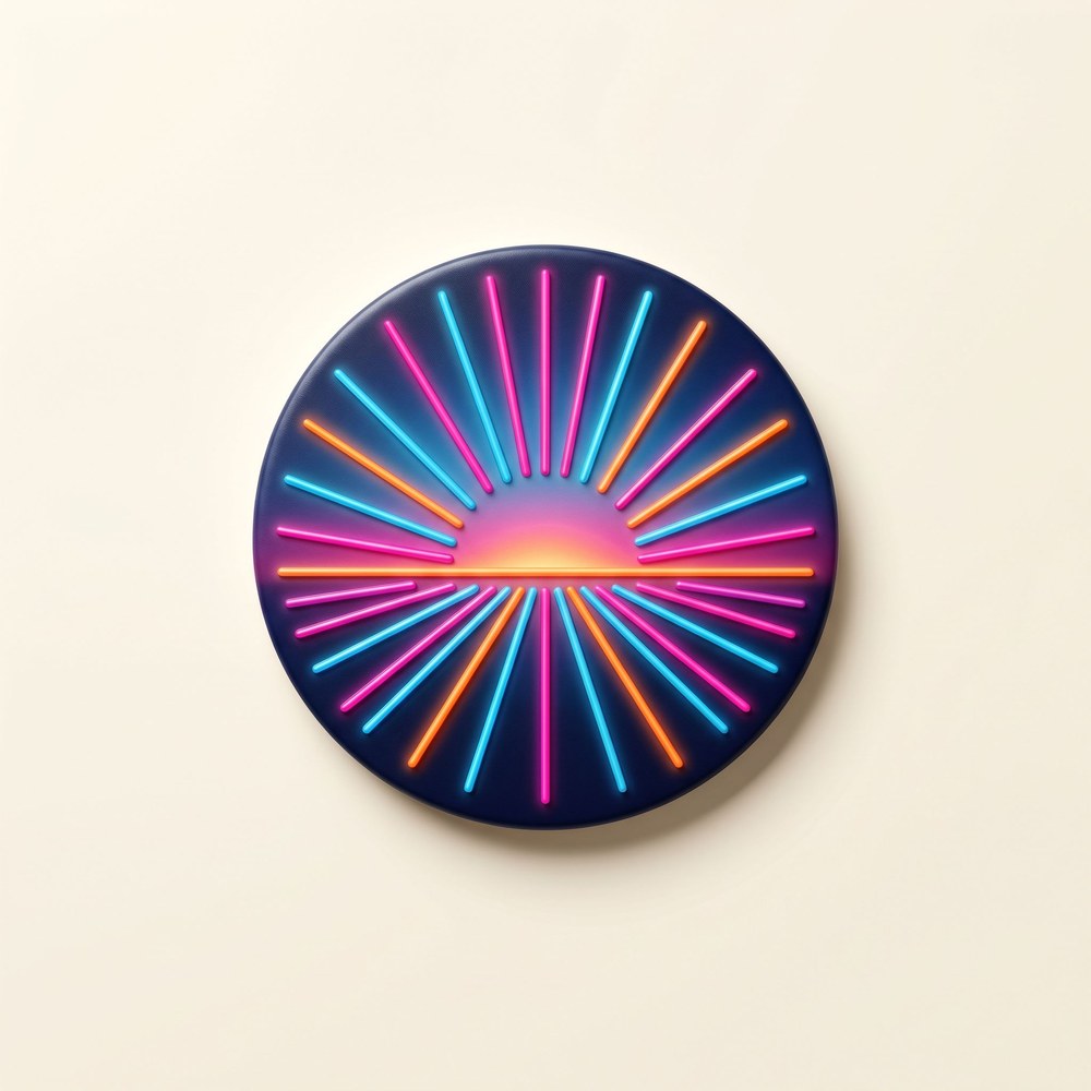 Neon Sunburst
